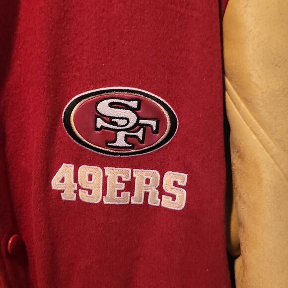 NFL San Francisco 49ers Wool Varsity Jacket XL - Picture 4 of 6